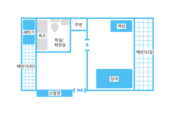 다카다노바바 원룸형